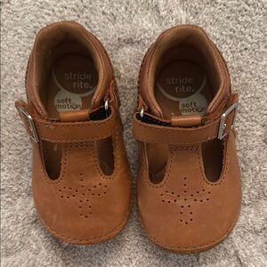 Stride Rite Brown Mary Jane Toddler Shoes